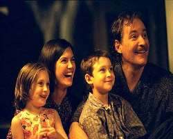 Kline appeared in the film 'The Anniversary Party' along with his wife and two children.   